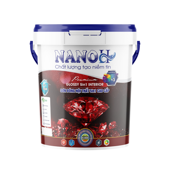 Sơn bóng nội thất 5in1 cao cấp
