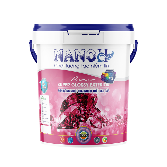 Sơn bóng ngọc trai ngoại thất cao cấp